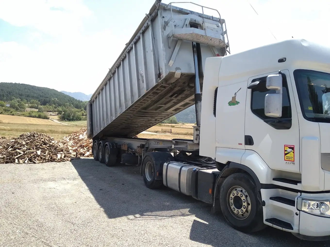 venda de llenya a l'engros majoristes cerdanya